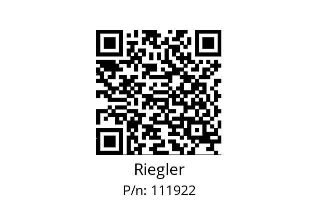   Riegler 111922