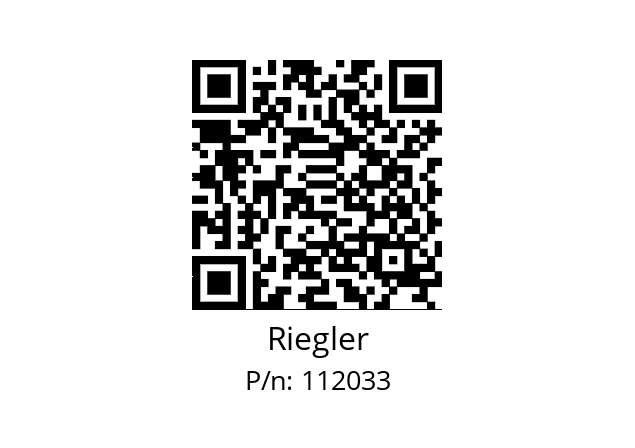   Riegler 112033