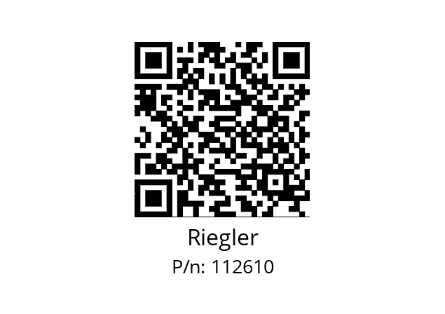   Riegler 112610