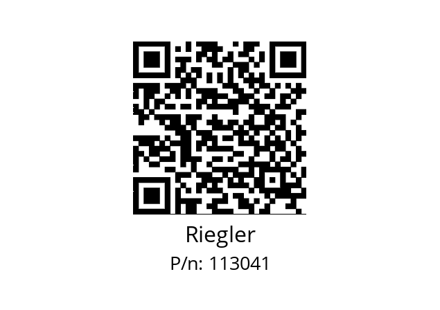   Riegler 113041