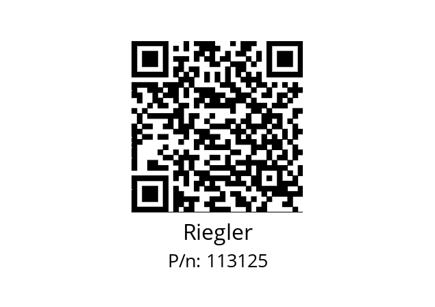   Riegler 113125