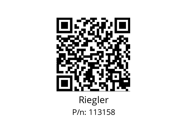   Riegler 113158