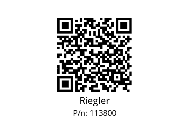   Riegler 113800