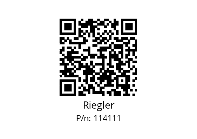   Riegler 114111