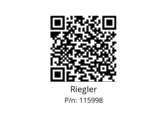   Riegler 115998