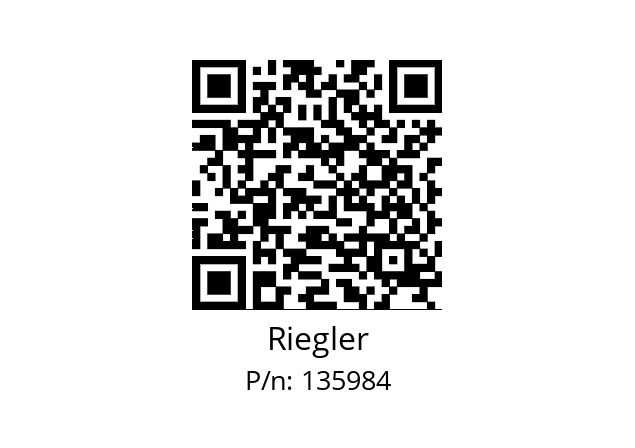   Riegler 135984