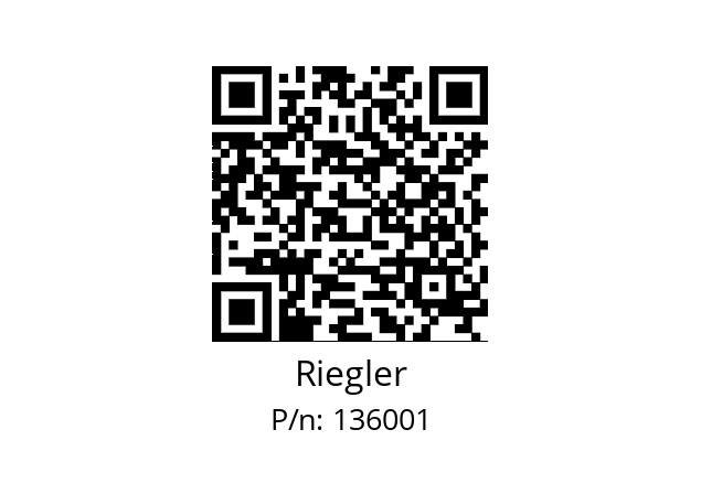   Riegler 136001