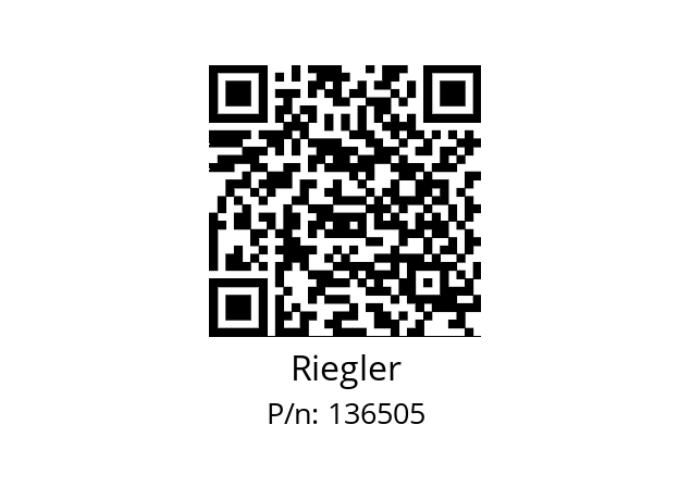   Riegler 136505