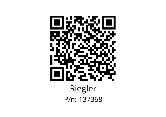   Riegler 137368