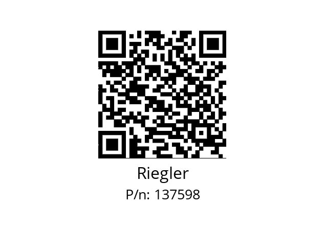   Riegler 137598