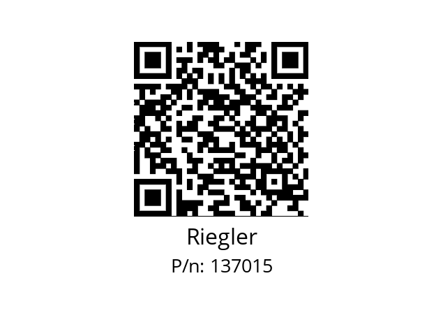   Riegler 137015