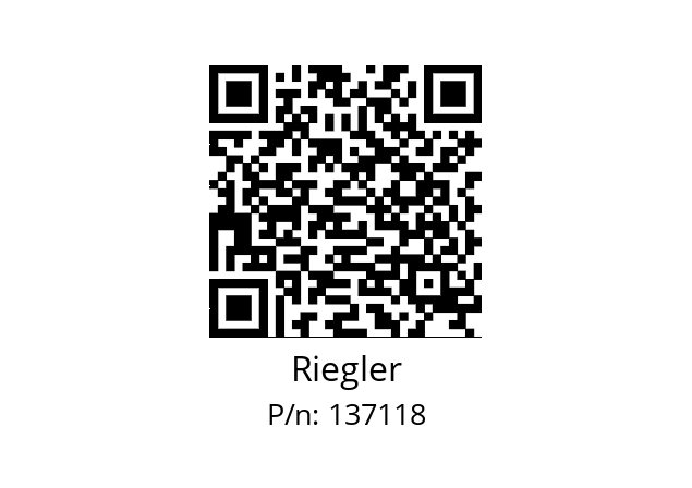   Riegler 137118