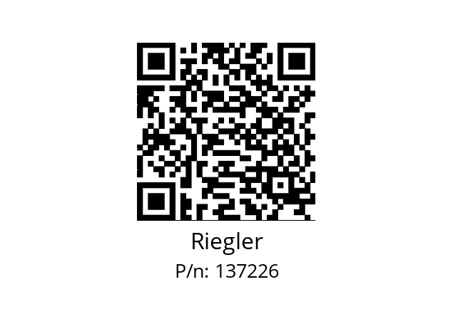   Riegler 137226