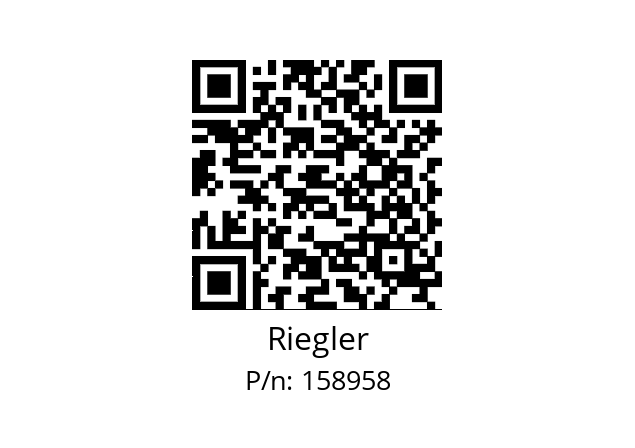   Riegler 158958