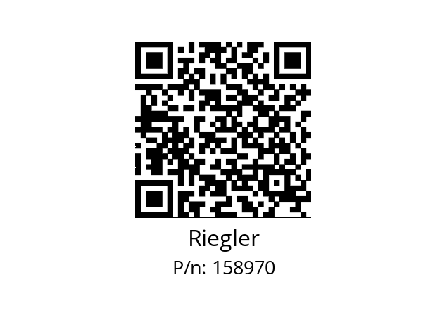   Riegler 158970