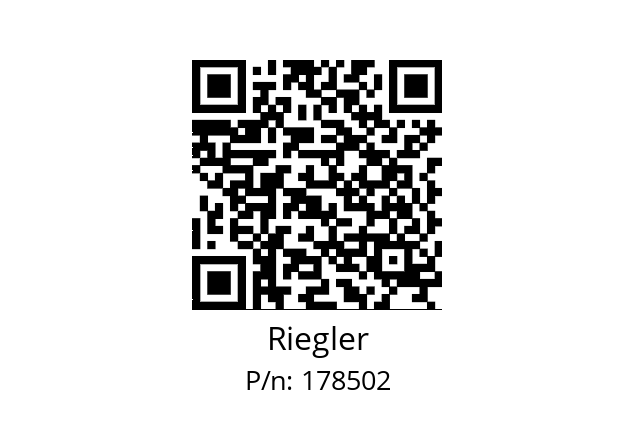   Riegler 178502