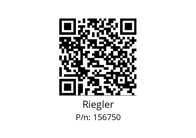   Riegler 156750