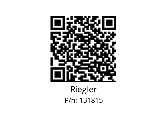   Riegler 131815