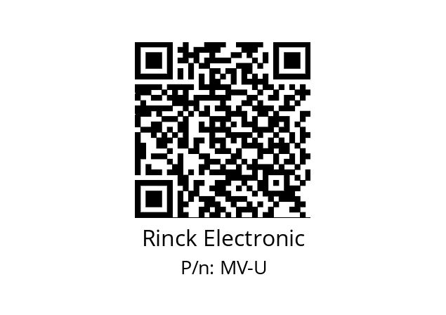   Rinck Electronic MV-U