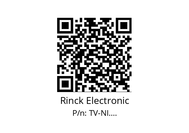   Rinck Electronic TV-NI....