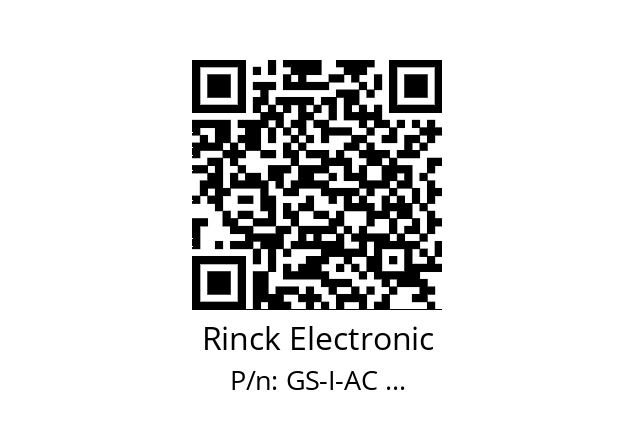   Rinck Electronic GS-I-AC ...