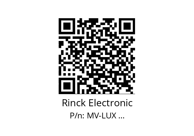   Rinck Electronic MV-LUX …