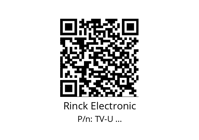   Rinck Electronic TV-U ...