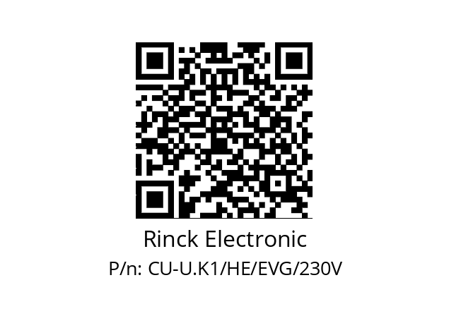   Rinck Electronic CU-U.K1/HE/EVG/230V