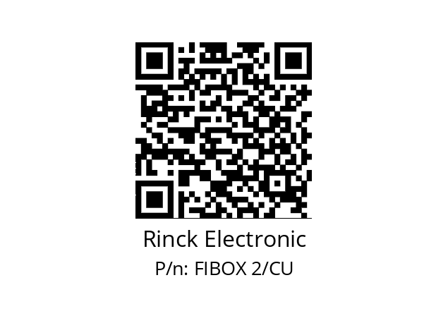   Rinck Electronic FIBOX 2/CU