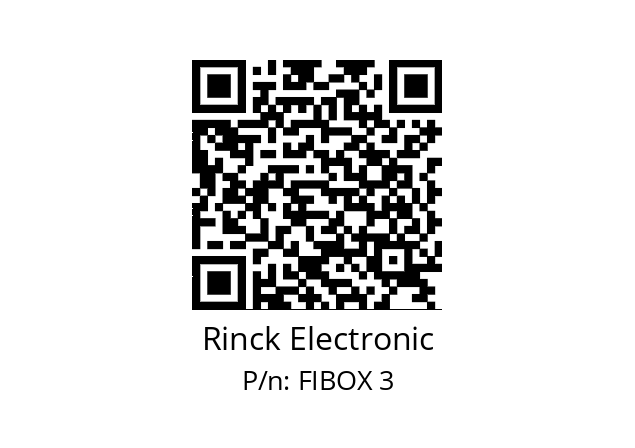   Rinck Electronic FIBOX 3