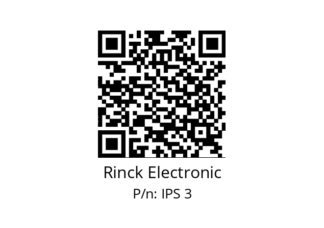   Rinck Electronic IPS 3