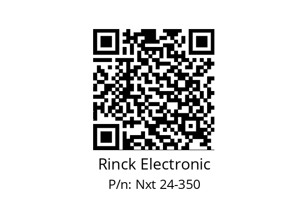   Rinck Electronic Nxt 24-350