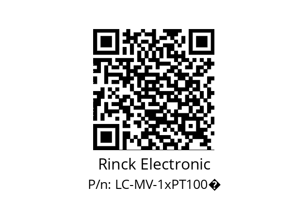   Rinck Electronic LC-MV-1xPT100�