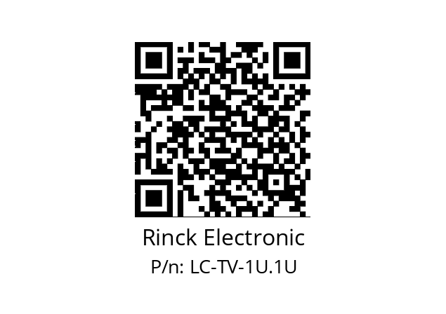   Rinck Electronic LC-TV-1U.1U