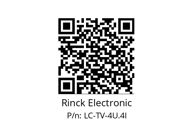   Rinck Electronic LC-TV-4U.4I