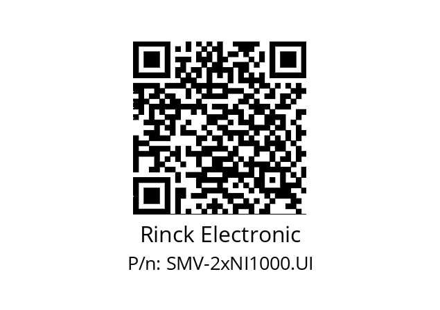   Rinck Electronic SMV-2xNI1000.UI