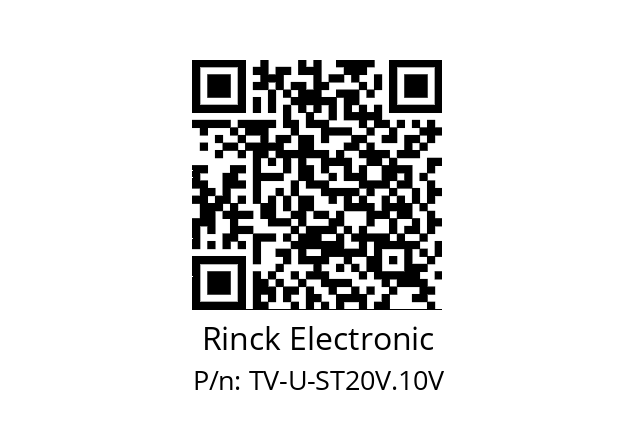   Rinck Electronic TV-U-ST20V.10V