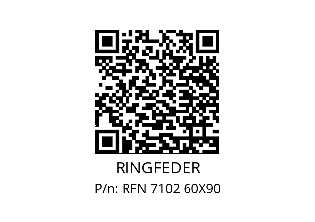   RINGFEDER RFN 7102 60X90