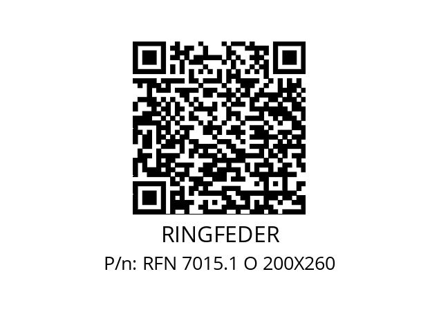   RINGFEDER RFN 7015.1 O 200X260