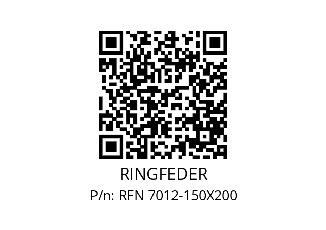   RINGFEDER RFN 7012-150X200