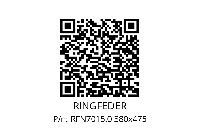   RINGFEDER RFN7015.0 380x475