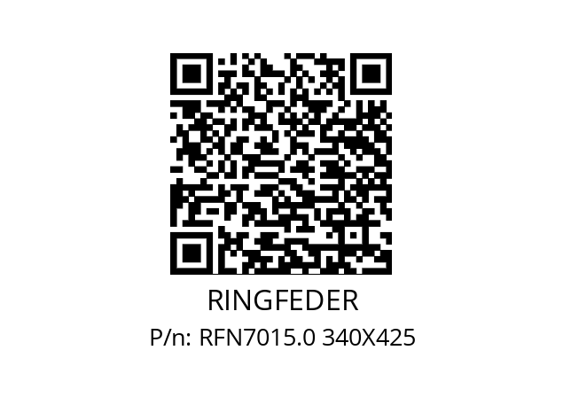   RINGFEDER RFN7015.0 340X425