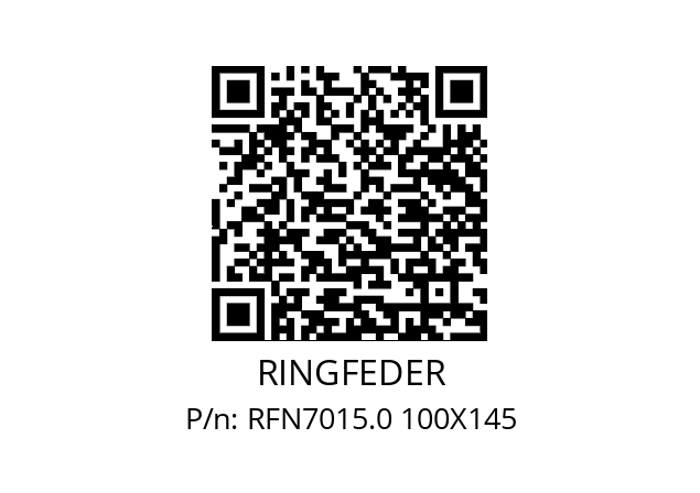   RINGFEDER RFN7015.0 100X145