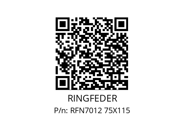   RINGFEDER RFN7012 75X115