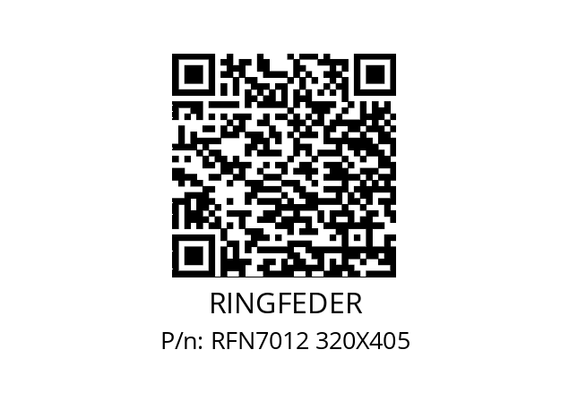   RINGFEDER RFN7012 320X405