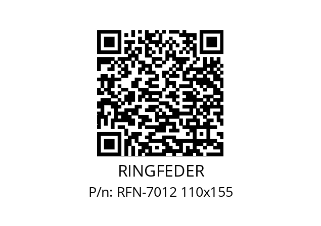   RINGFEDER RFN-7012 110x155