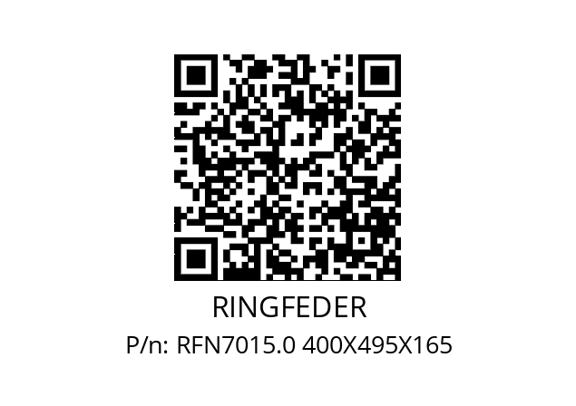   RINGFEDER RFN7015.0 400X495X165