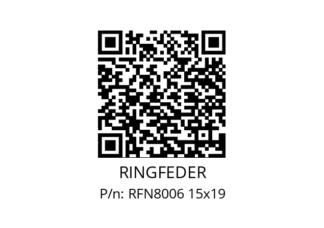   RINGFEDER RFN8006 15x19