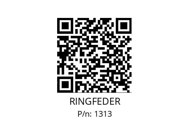   RINGFEDER 1313