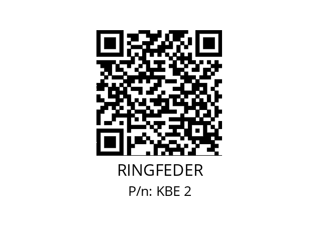   RINGFEDER KBE 2